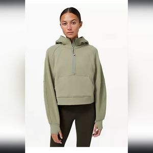 Lululemon  Scuba Oversized Half-Zip Hoodie in Rosemary Green